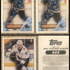 2021-22 TOPPS  #675 (455)- Logan Couture