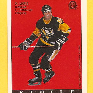 1989 O-Pee-Chee Back Cards #24-Mario Lemieux