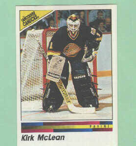 1990 PANINI #296-Kirk McLean