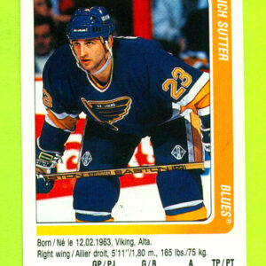 1991 PANINI #33-Rich Sutter