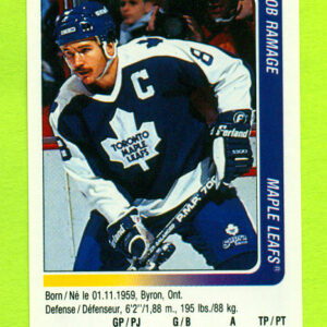 1991 PANINI #96-Rob Ramage