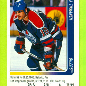1991 PANINI #123-Esa Tikkanen