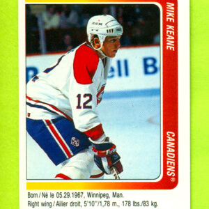 1991 PANINI #190-Mike Keane