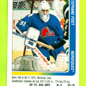 1991 PANINI #258-Stephane Fiset