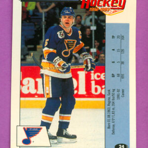 1992 PANINI #24-Garth Butcher