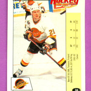 1992 PANINI #36-Jyrki Lumme