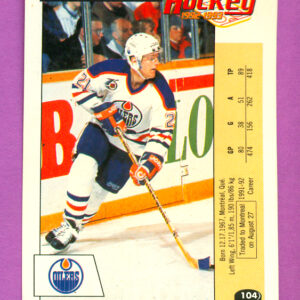 1992 PANINI #104-Vincent Damphousse