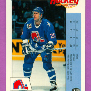1992 PANINI #214-Stephane Morin