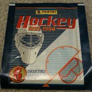 1993 Panini Unopened (with 6 stickers inside) NHL sticker pack