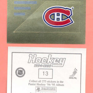 1994 PANINI #13- Logo