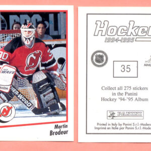 1994 PANINI #35-Martin Brodeur