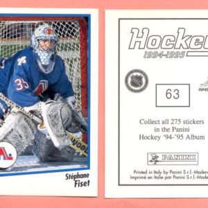 1994 PANINI #63-Stephane Fiset