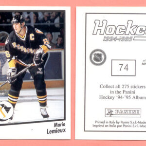 1994 PANINI #74-Mario Lemieux