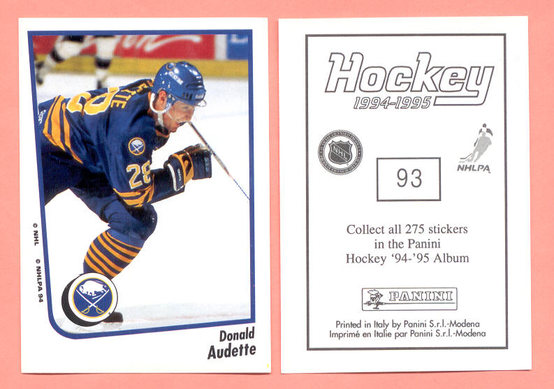 1994 PANINI #93-Donald Audette