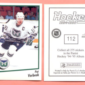 1994 PANINI #112-Pat Verbeek