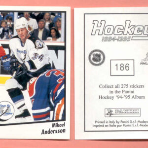 1994 PANINI #186-Mikael Andersson