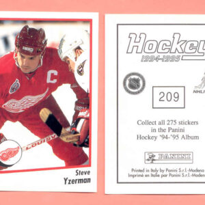 1994 PANINI #209-Steve Yzerman