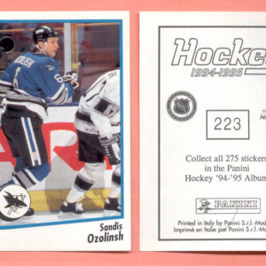 1994 PANINI #223-Sandis Ozolnish