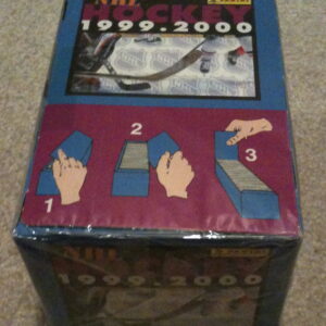 1999 Panini NHL Full Box of 100 Sticker Packages (500 stickers in box) (Never Opened)