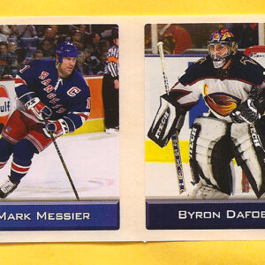 2003 Sports Vault Top Up To 600 Pieces #10-Byron Dafoe