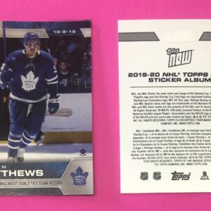 2019 Topps NOW Week 1 -#2- Auston Matthews (1 of 1483)