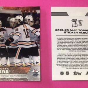 2019 Topps NOW Week 2- #16- Oilers Team (1 of 1020)