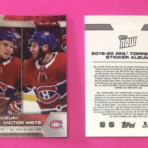 2019 Topps NOW Week 3- #23- Nick Suzuki (1 of 1444)