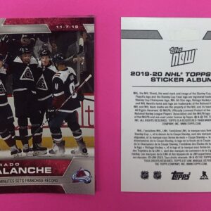 2019 Topps NOW Week 6- #48- Avalanche Team (1 of 846)