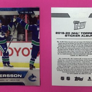 2019 Topps NOW Week 11- #93- Elias Pettersson 2 (1 of 738)