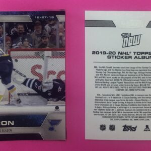 2019 Topps NOW Week 13- #110- David Perron 2 (1 of 718)