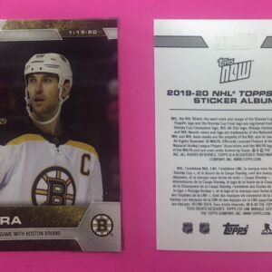 2019 Topps NOW Week 15- #134- Zdeno Chara 2 (1 of 952)