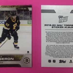 2019 Topps NOW Week 16- #137- Patrice Bergeron 3 (1 of 746)