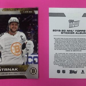 2019 Topps NOW Week 17- #153- David Pastrnak 6 (1 of 742)