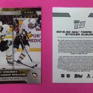 2019 Topps NOW Week 18- #159- Sidney Crosby 2 (1 of 917)