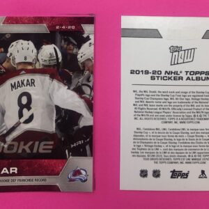 2019 Topps NOW Week 18- #162- Cale Makar 8 (1 of 917)