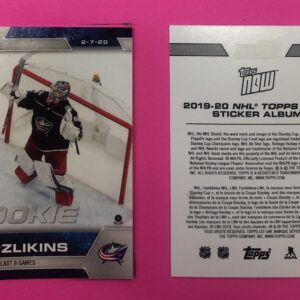 2019 Topps NOW Week 19- #166- Elvis Merzlikins (1 of 683)