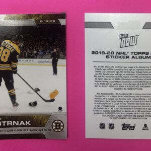 2019 Topps NOW Week 20- #173- David Pastrnak 7 (1 of 666)