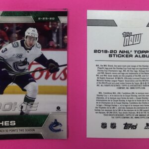 2019 Topps NOW Week 21- #188- Quinn Hughes 5 (1 of 1028)