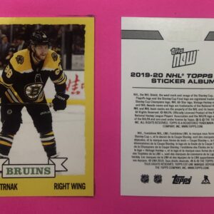 2019 Topps NOW Week 18- Retro C6 CHASE #C-6- David Pastrnak 8 (1 of 306)