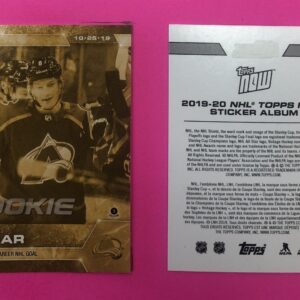 2019 Topps NOW Week 4- GOLD CHASE #31G- Cale Makar (1 of 77)