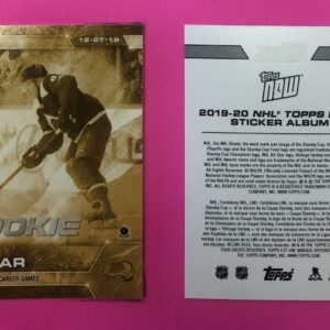 2019 Topps NOW Week 13- GOLD CHASE #111G- Cale Makar G2 (1 of 72)