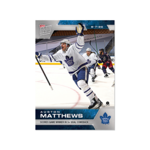 2020 PLAYOFFS TOPPS NOW 6 #SCP-26- Auston Matthews (1 of 186)