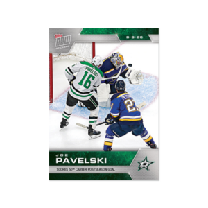 2020 PLAYOFFS TOPPS NOW 6 #SCP-35- Joe Pavelski (1 of 186)