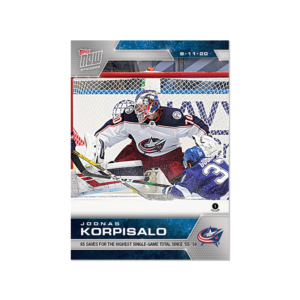 2020 PLAYOFFS TOPPS NOW 7 #SCP-37- Joonas Korpisalo 2 (1 of 204)