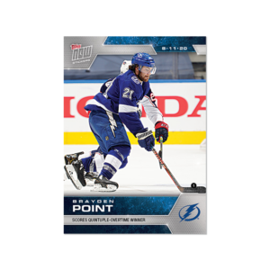 2020 PLAYOFFS TOPPS NOW 7 #SCP-38- Brayden Point (1 of 204)