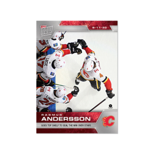 2020 PLAYOFFS TOPPS NOW 7 #SCP-41- Rasmus Andersson (1 of 204)