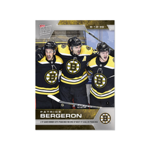 2020 PLAYOFFS TOPPS NOW 8 #SCP-46- Patrice Bergeron (1 of 182)
