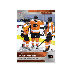 2020 PLAYOFFS TOPPS NOW 8 #SCP-47- Joel Farabee 2 (1 of 182)