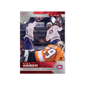 2020 PLAYOFFS TOPPS NOW 8 #SCP-48- Shea Weber 2 (1 of 182)