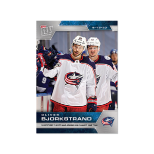 2020 PLAYOFFS TOPPS NOW 9 #SCP-51- Oliver Bjorkstrand (1 of 162)
